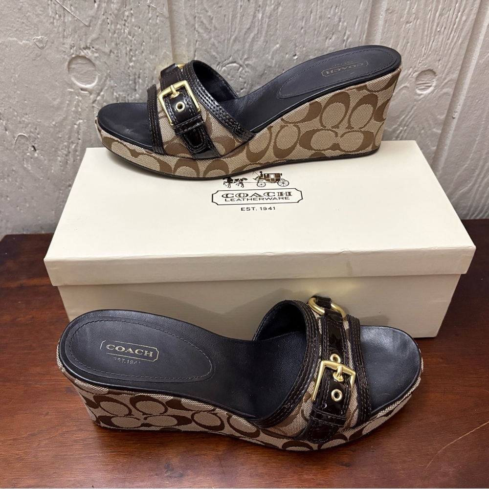 Coach Wedge Heel - Size 10